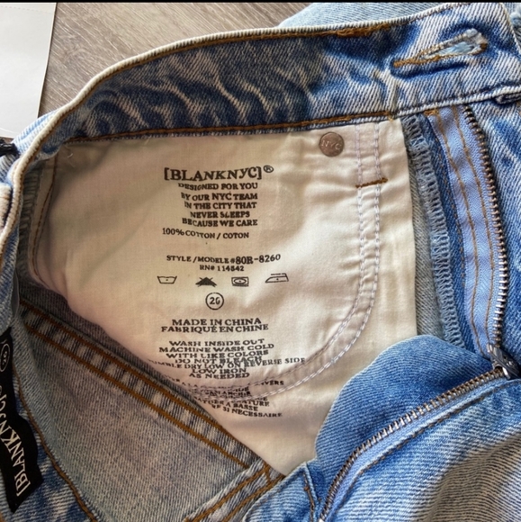 Blank NYC Acid Trip denim shorts - Picture 9 of 10